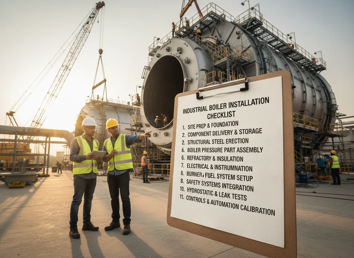 Visual for 2. The 11-Point Industrial Boiler Installation Checklist for Power Plants