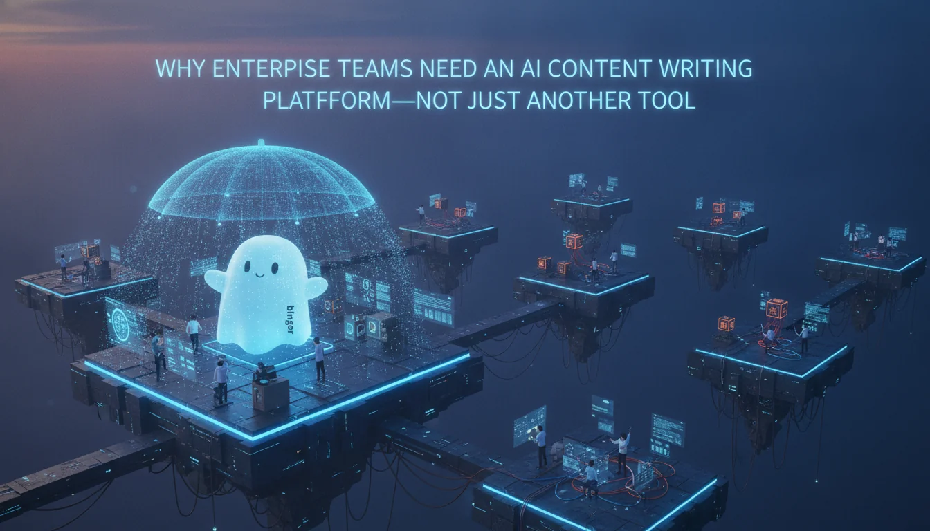 Featured image for Why Enterprise Teams Need an AI Content Writing Platform—Not Just Another Tool