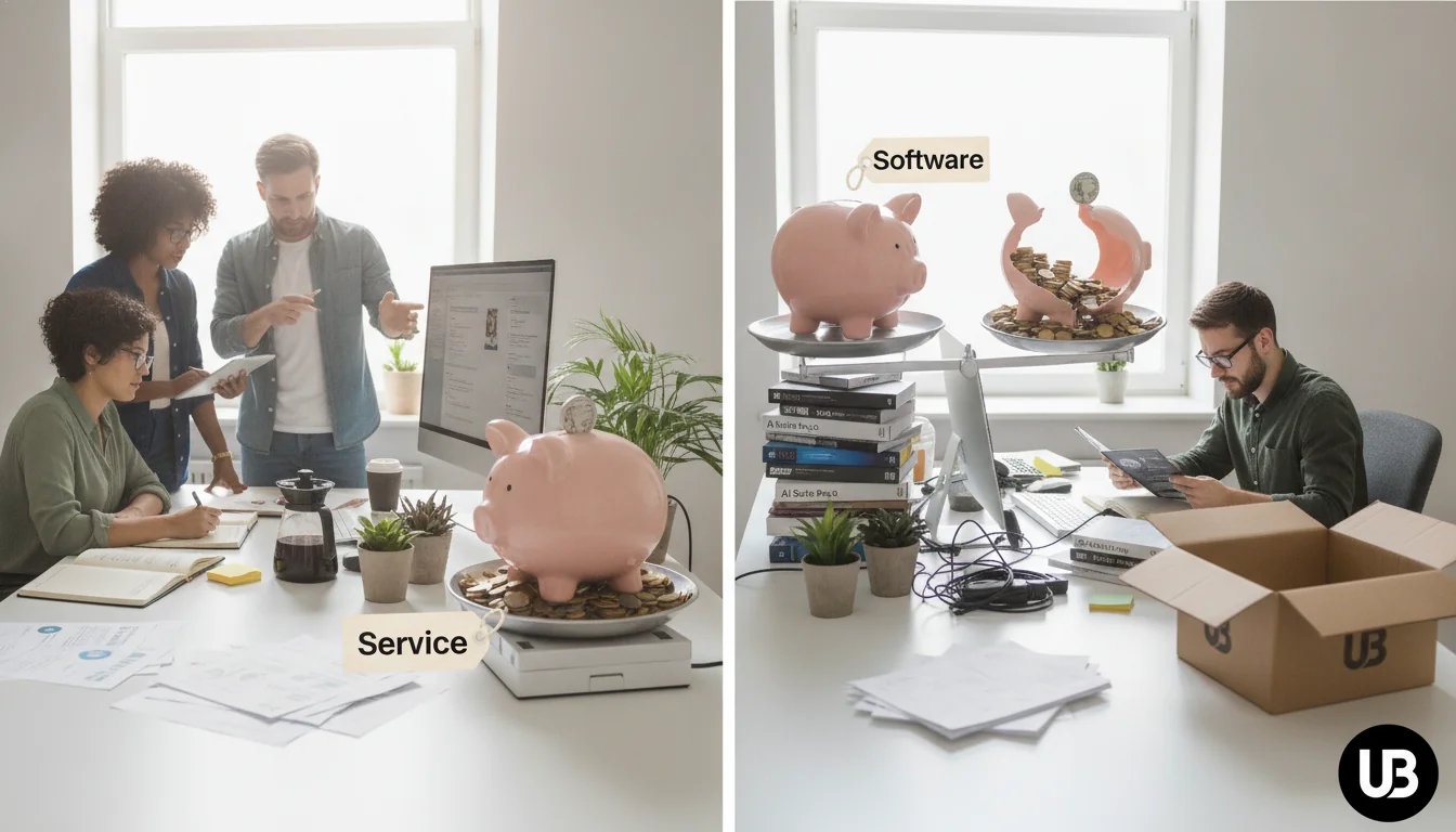 Featured image for Hiring an AI Content Optimization Service vs Buying Software: A Hard-Numbers Cost–Benefit Study
