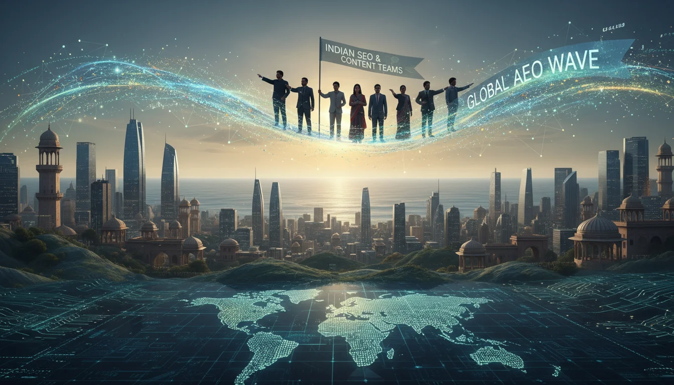 Featured image for How Indian SEO and Content Teams Can Lead the Global AEO Wave