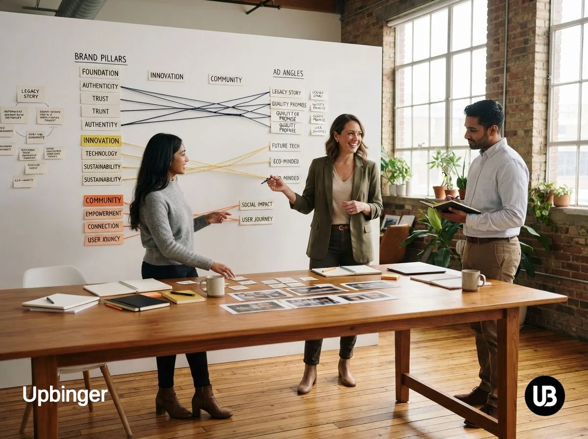 Visual for From brand pillars to ad angles: the core mapping framework