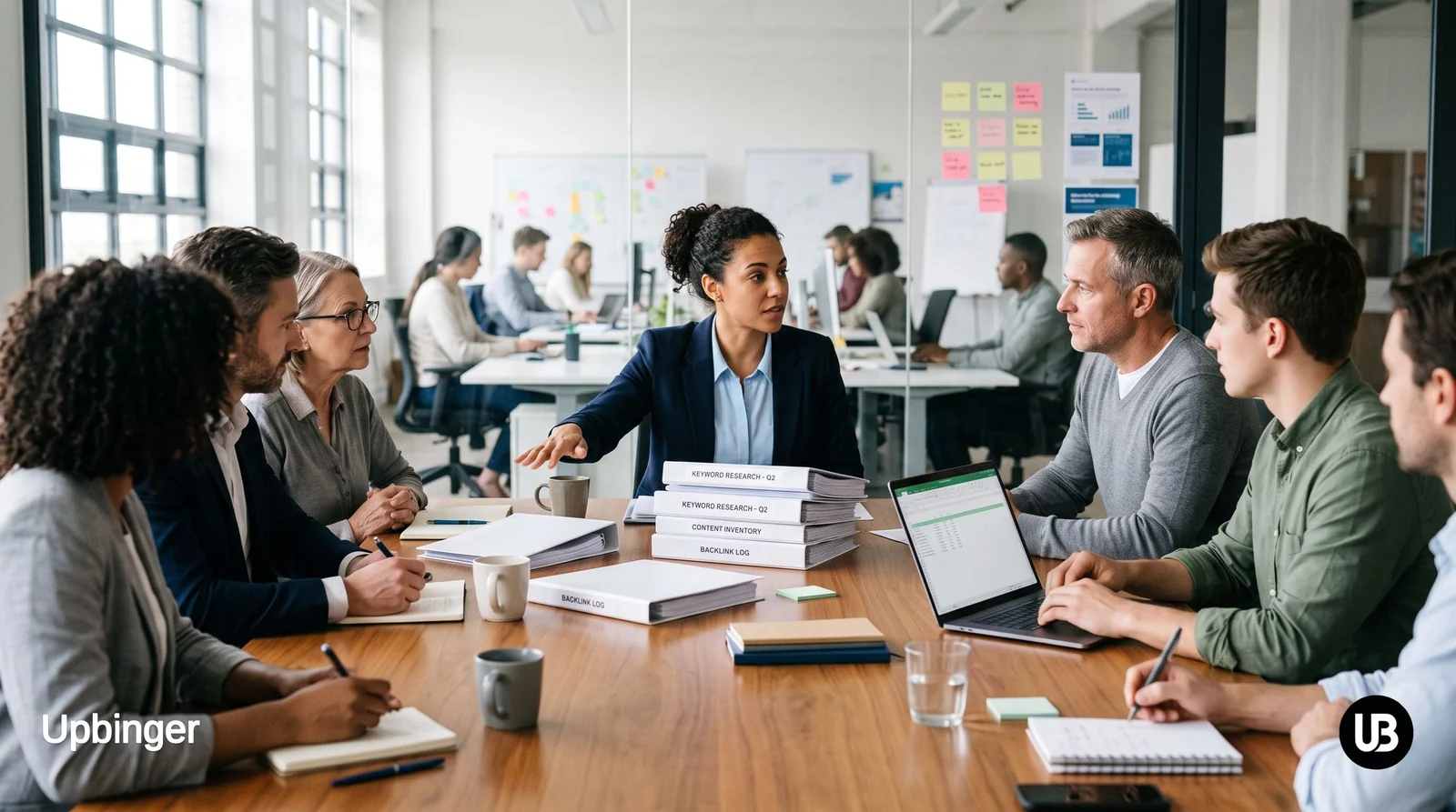 Featured image for Inside an UpBinger-Led Migration from Manual SEO to AI SEO at Enterprise Scale